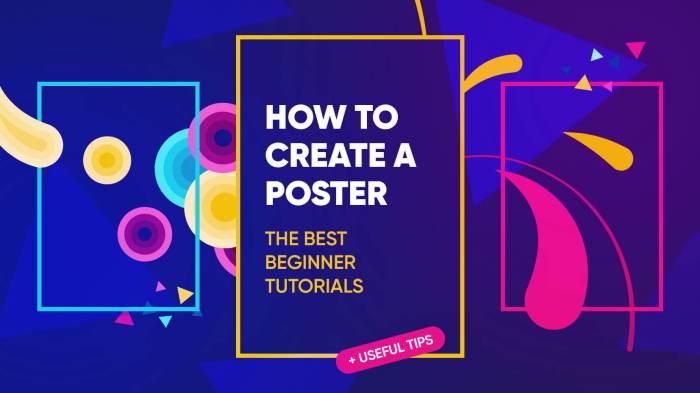 Poster create tutorials beginner tips useful good tutorial graphicmama vector different